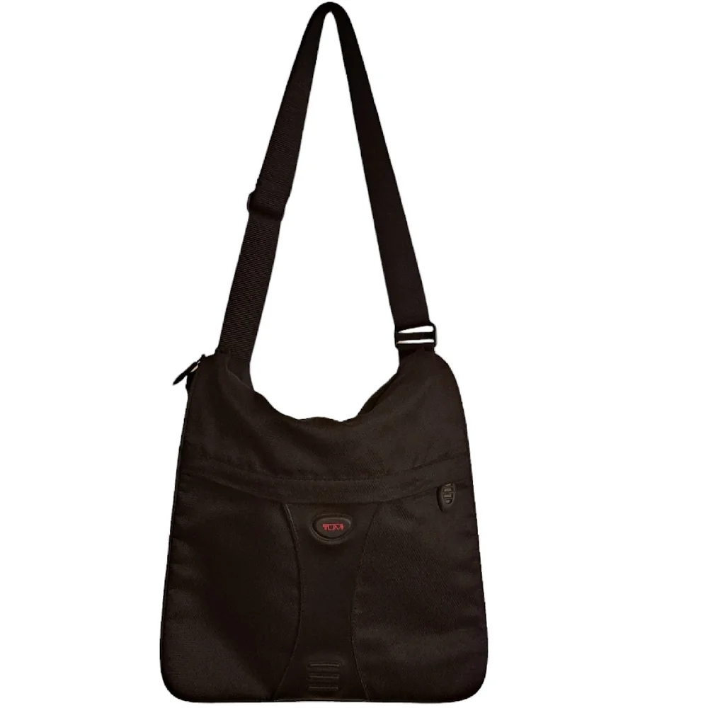 Tumi Black Nylon Messenger Bag